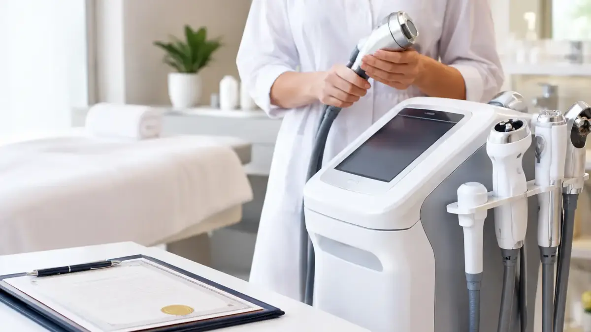Certificazioni macchinari estetici per il centro